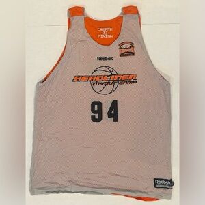 Reebok Reversible Orange & Gray Headliners Tryout Camp Jersey #94 3XL